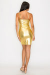 Metallic Mini Dress