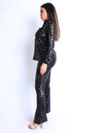 Shimmer Sequin Pants Set