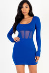 Mesh Corset Mini Dress